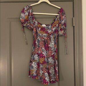 Floral Puff Sleeve Dress